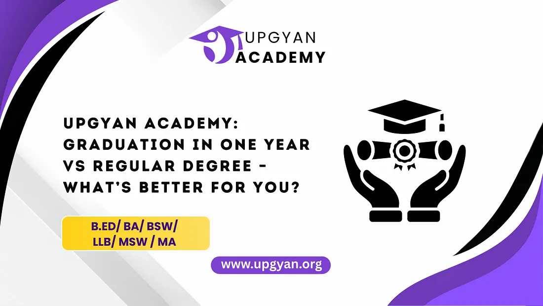 Graduation in One Year vs Regular Degree – What’s Better for You?